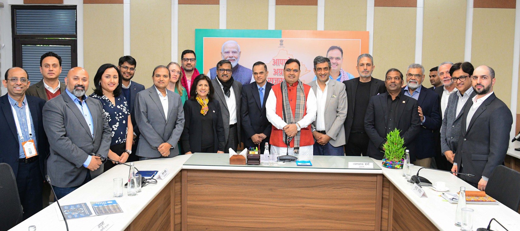 मुख्यमंत्री भजनलाल शर्मा ने विभिन्न कंपनियों के प्रतिनिधिमंडल से की मुलाकात, कहा— निवेशक हित हमारी नीतियों की प्राथमिकता